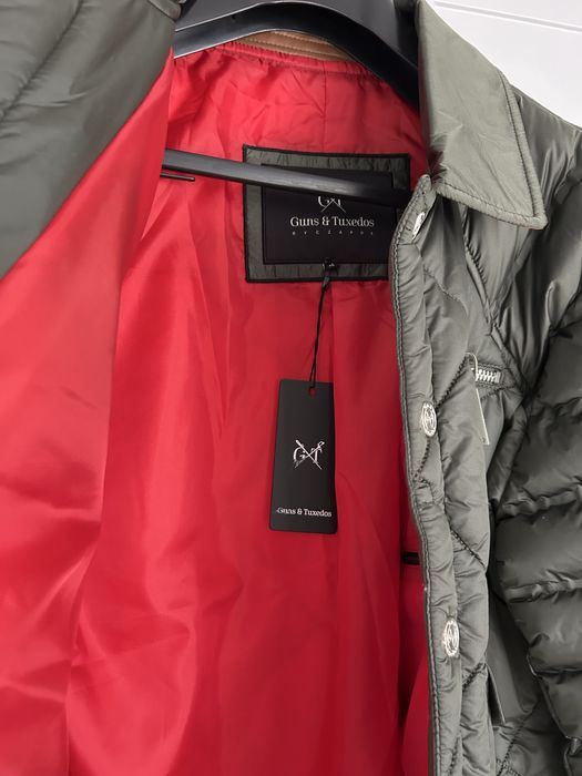 Kurtka Guns & Tuxedos by Czapul męska pikowana zielona khaki rockpick