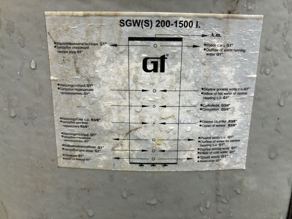 Zasobnik CWU Bojler 200l
