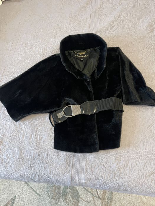 Стильный полушубок Lasagrada, искусственный мех, Турция, размер M