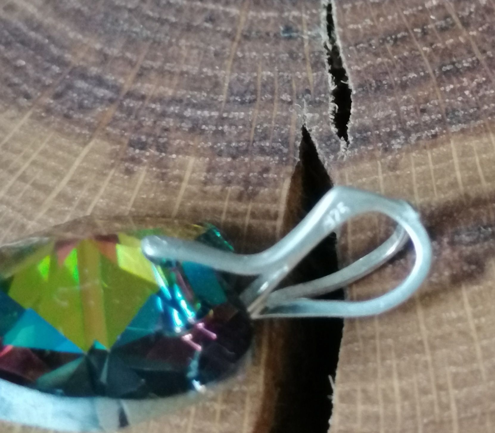 Swarovski srece, wisiorek