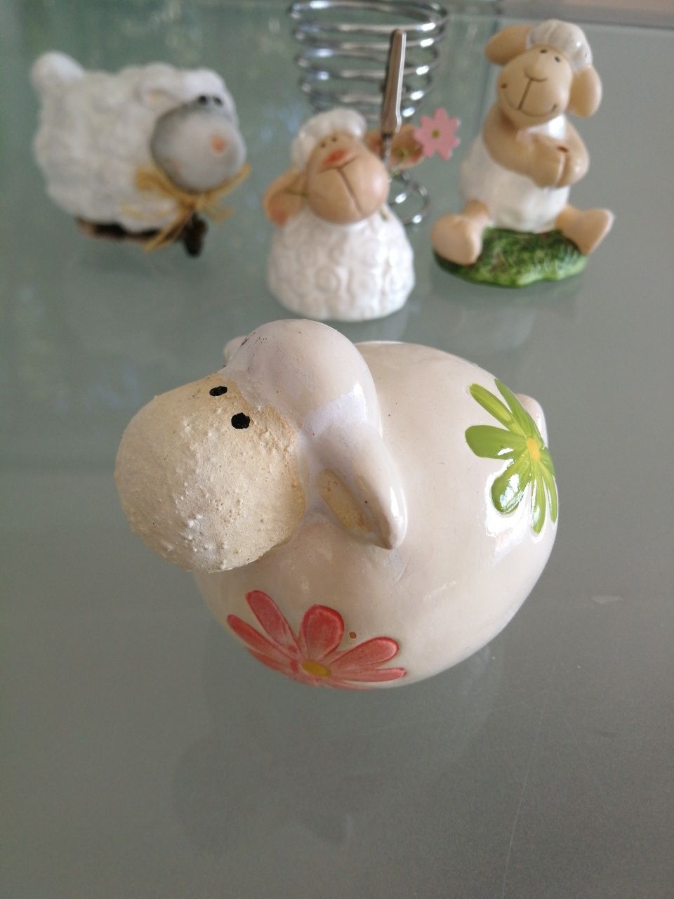 Ceramiczne figurki owce nici sheepworld