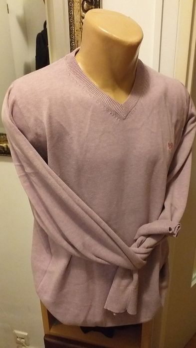 Sweter męski w serek