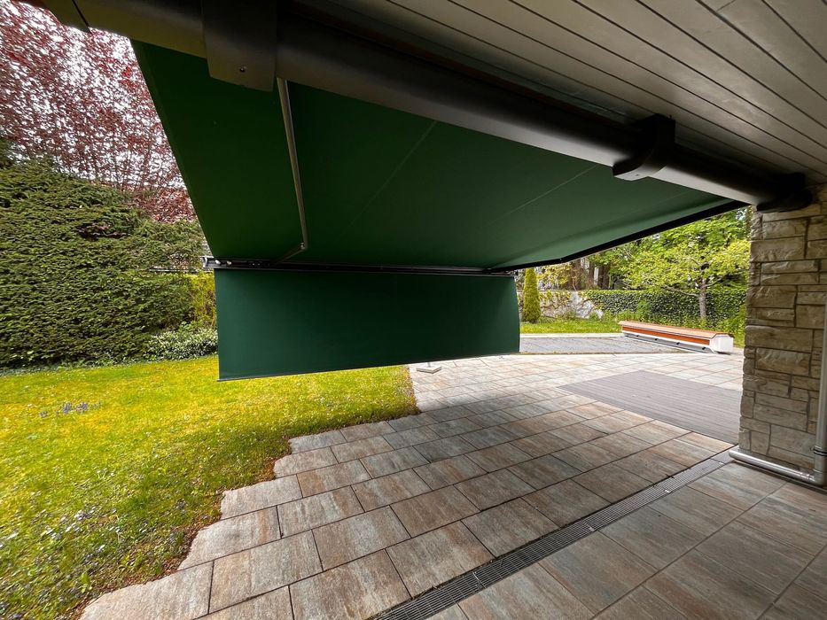 Toldo electrico com luz e controle remoto