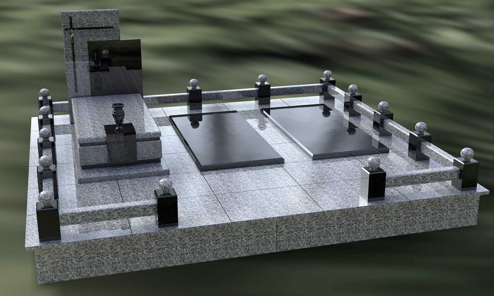 3D моделювання пам'ятників та гранітних комплексів. Від 400 грн