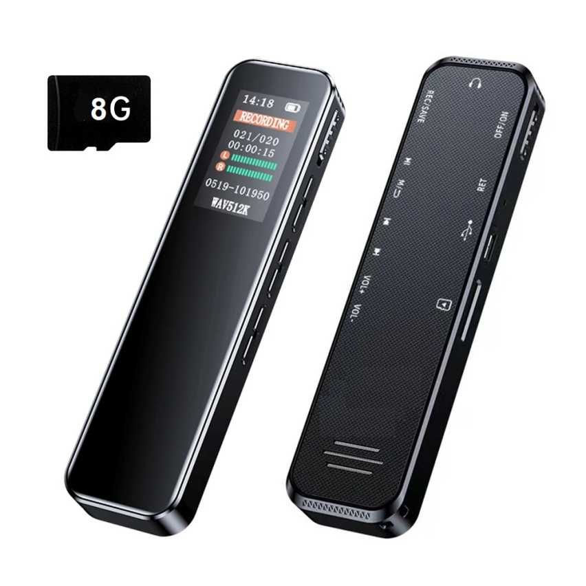 Gravador Profissional Portátil 8GB