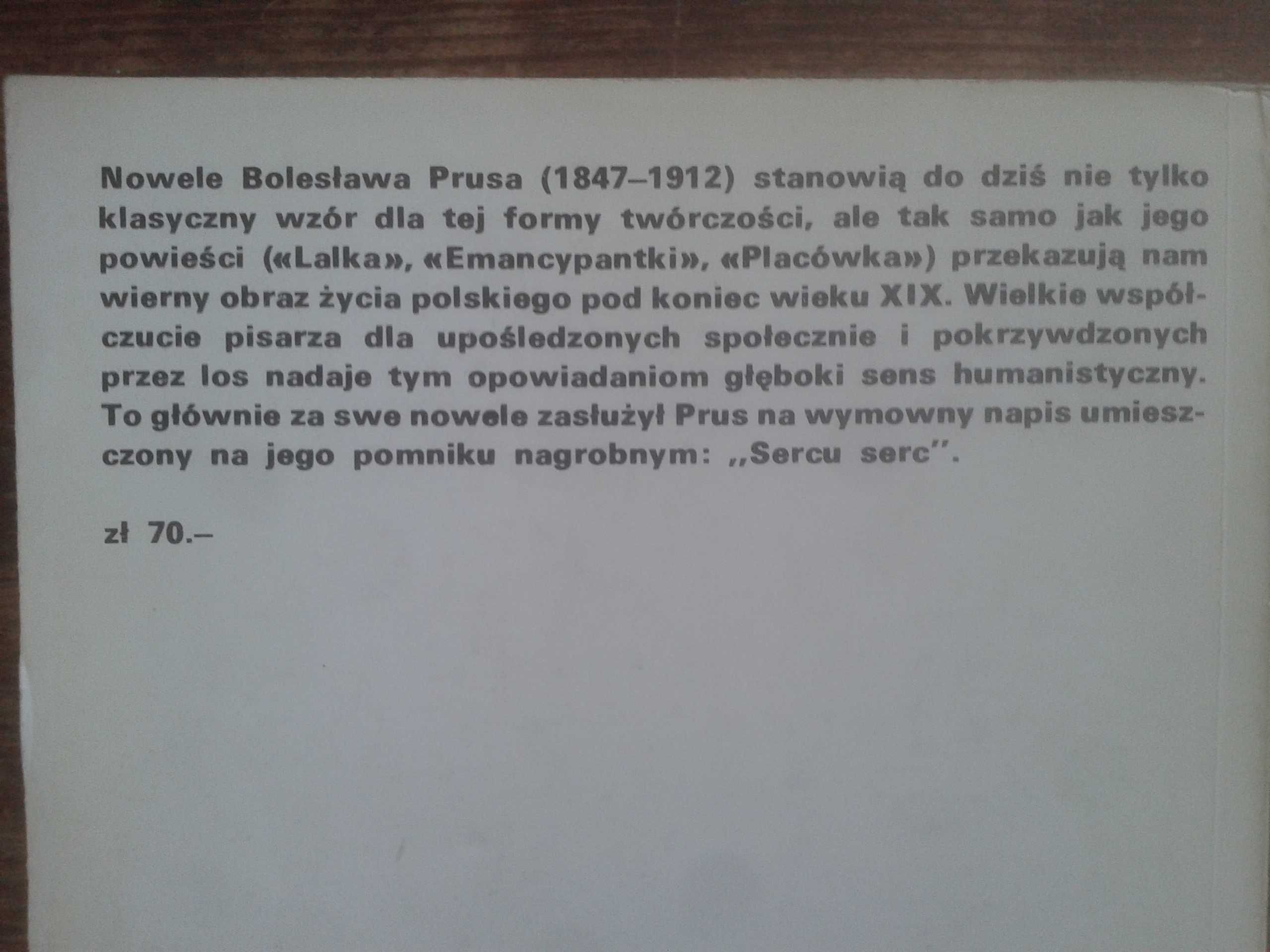 Bolesław Prus Lalka i inne