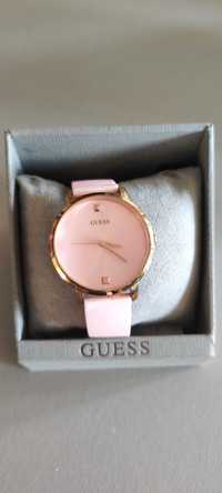 Guess zegarek damski różowy. Nova W1210L3 z diamentem