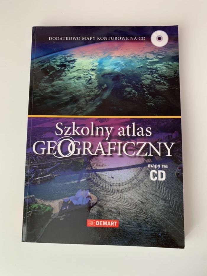 Atlas geograficzny (nowy) + płyta CD