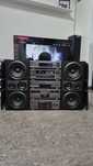 Kompletny zestaw Hi-Fi Sony LBT-D709 z oryginalnymi kolumnami i pilote