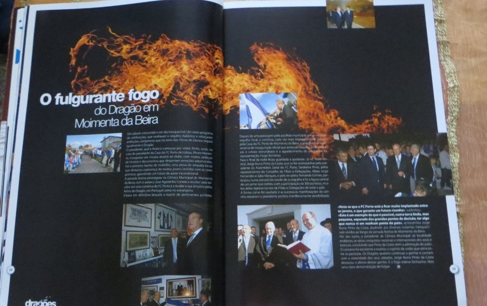 Revista Dragões Hóquei Patins - Filipe Santos 20 anos 14 Campeonatos,