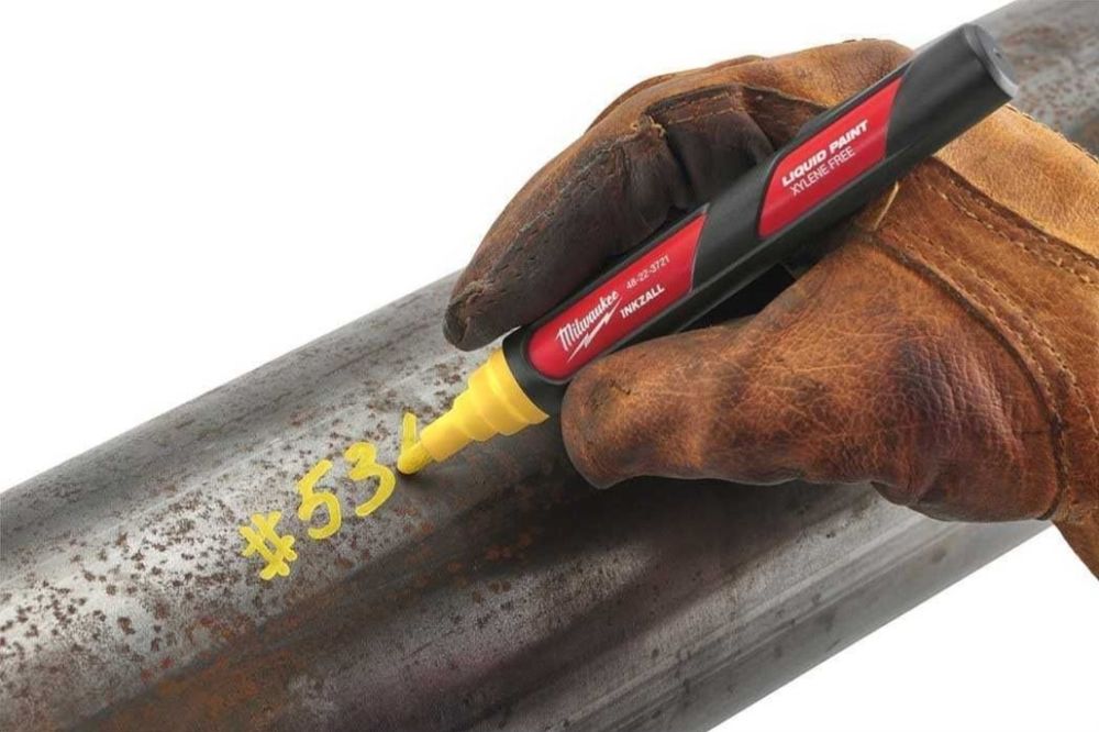 Маркер будівельний  Milwaukee Inkzall LP  Жовтий