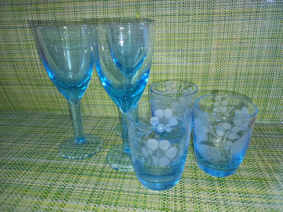 Продам чарки, блакитного кольору