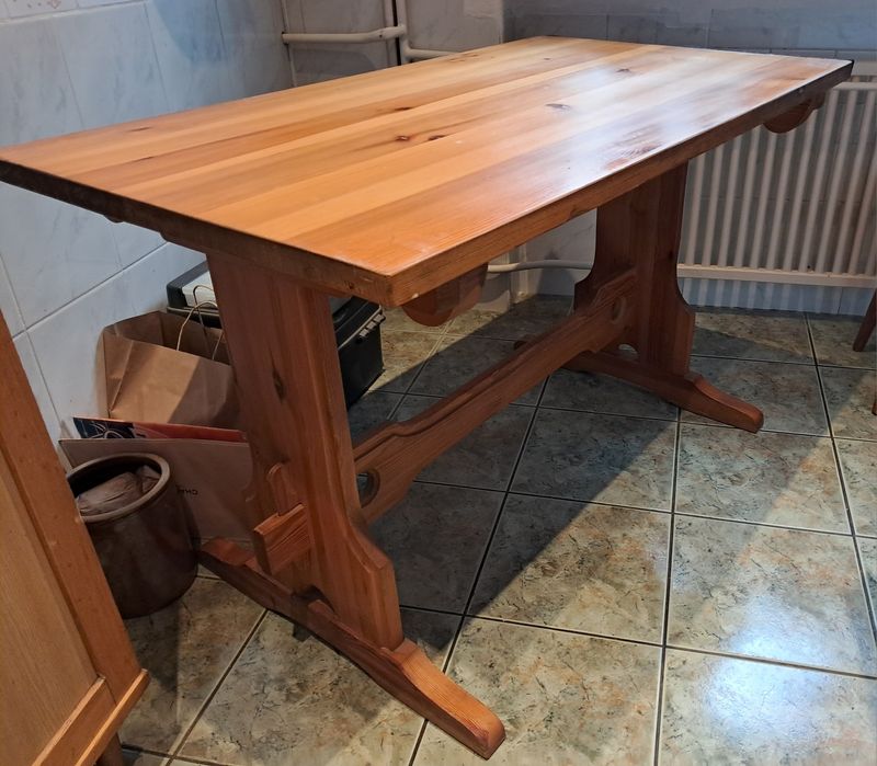 Stół + 3 krzesła komplet sosna Cepelia