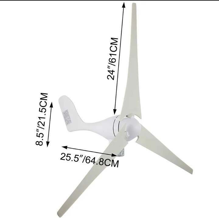 Elektrownia turbina wiatrowa Vevor 400 W 12/24V