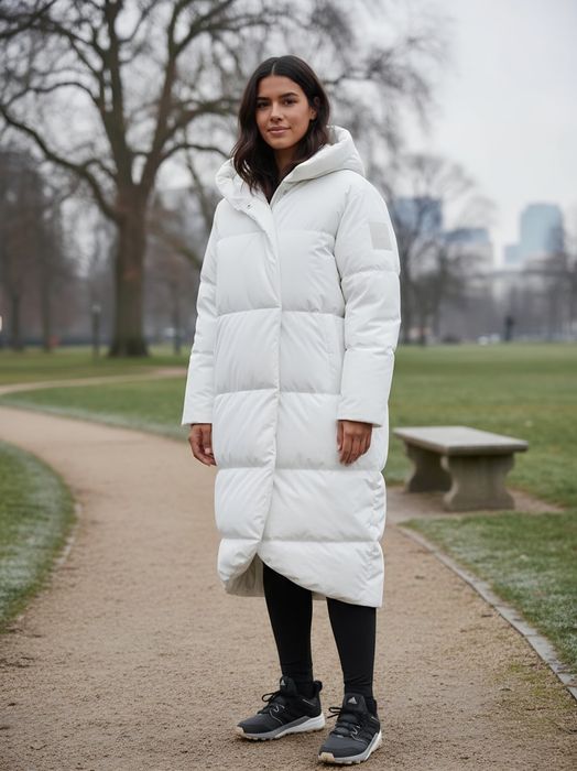 Зимові жіночі пуховики Adidas Big Baffle Down HN9939 Оригінал! XS-XL