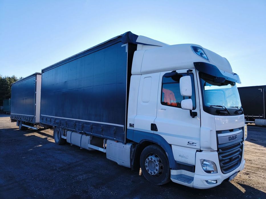 DAF CF  Zestaw 120m3 DAF CF + przyczepa Konar 2016