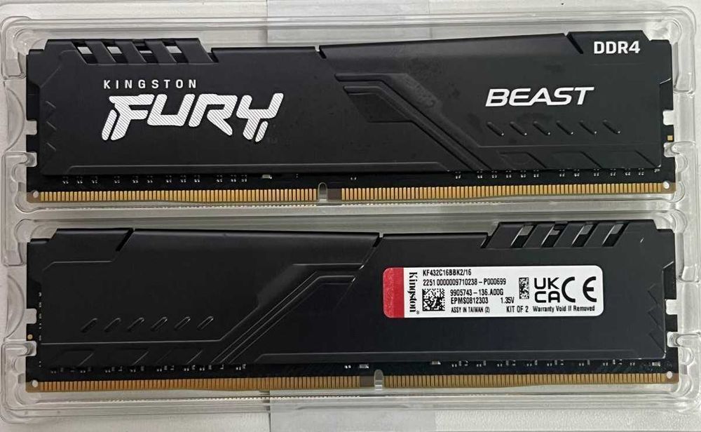 Оперативна пам’ять Kingston Fury DDR4-3200 16ГБ