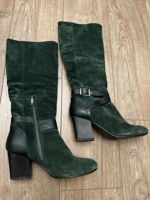 Осінньо-весняні чобітки із замші 39 розмір