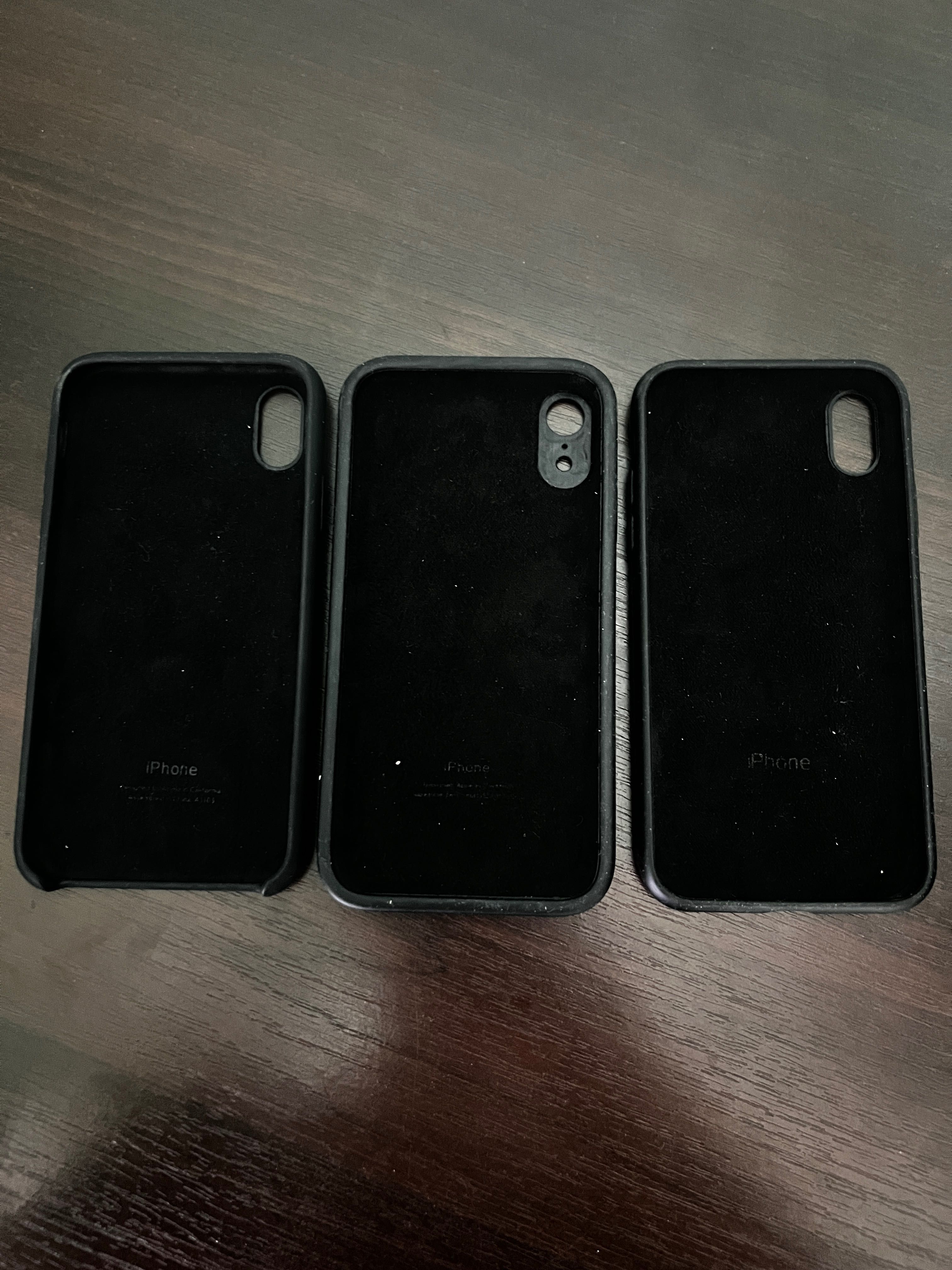 Силіконові чохли чорного кольору для IPhone XR