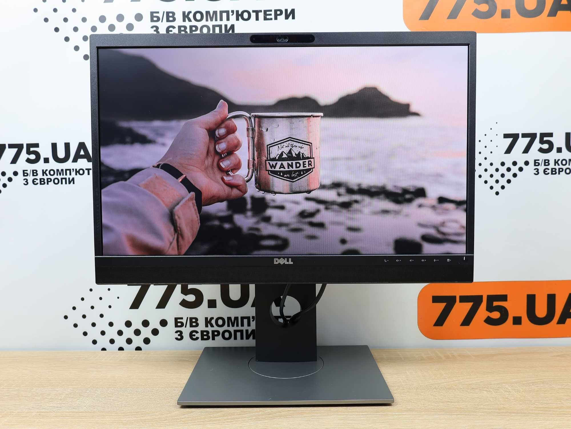 24" Монітор Dell p2418hz/1920х1080 IPS/ IR камера 1080p (2.0МП), HDMI