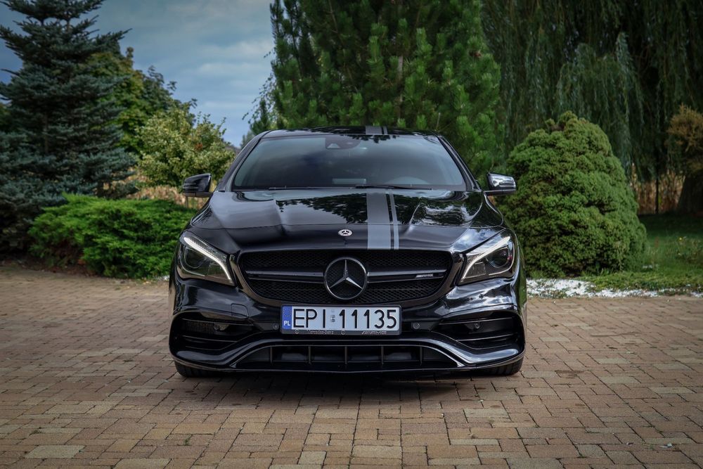 Mercedes-Benz CLA CLA 45 AMG 4MATIC Shooting Brake 381 KM Aktywny wydech Salon PL FV VAT