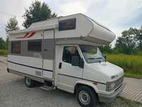 Fiat Ducato HYMER 2.5 diesel-6 osobowy,WC,natrysk,solar.