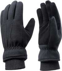 Acdyion Zimowe Rękawiczki Wodoszczelne Thinsulate, Czarne, Rozmiar S
