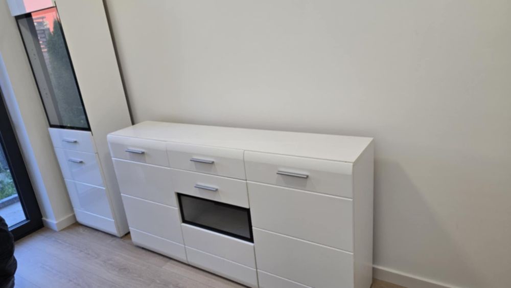 Komplet Mebli biały połysk