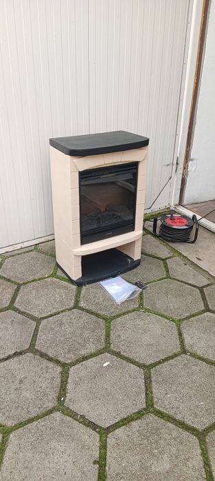 Klarstein carinthia Kominek stojący z funkcją grzewczą elektryczny  be