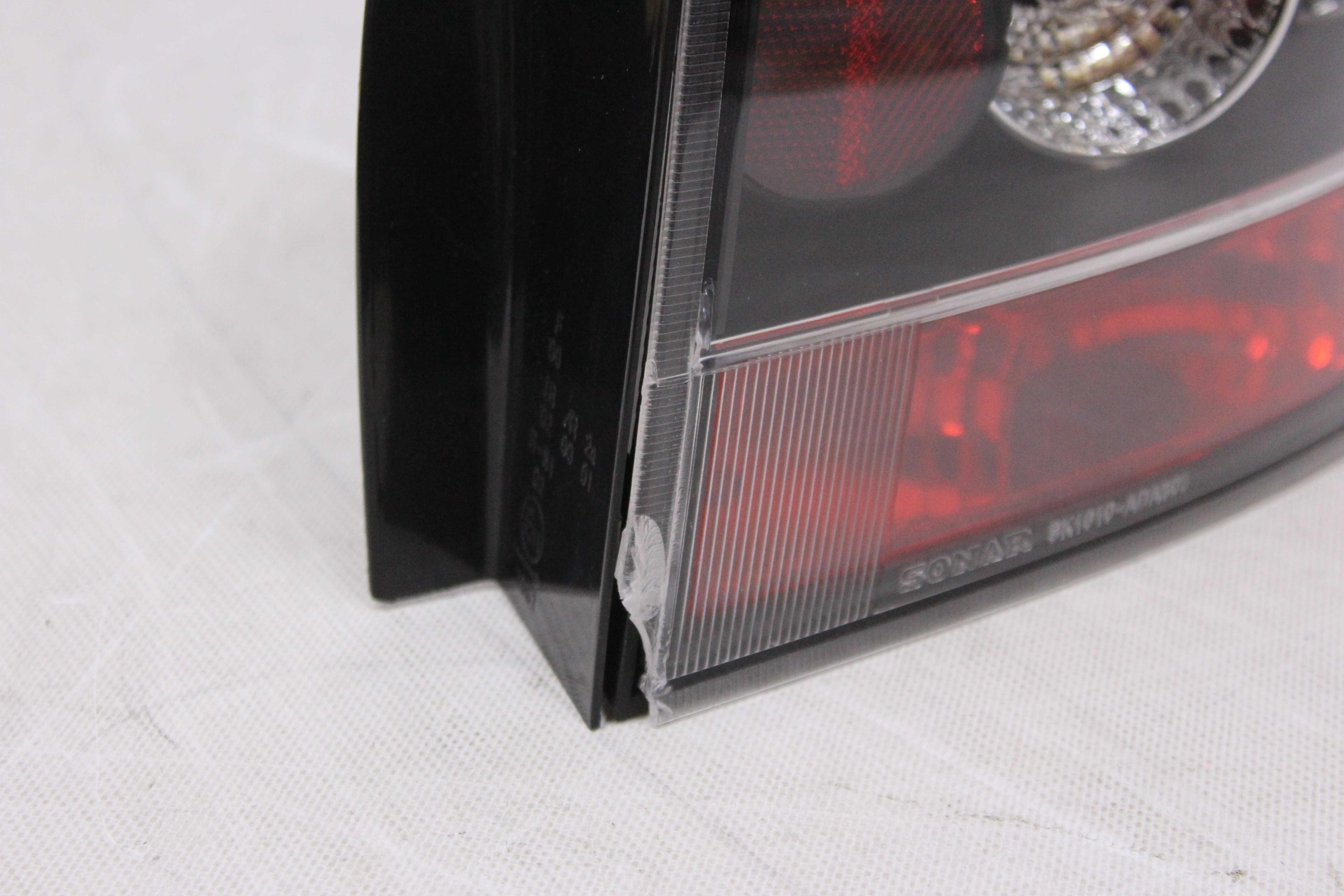 Lampy światła tył tylne Audi A3 8P 3D 03-08 BLACK SMOKE Tuning Czarne!