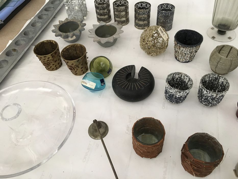 Castiçal vela suporte pequeno (Lote Stock colecção castiçais)