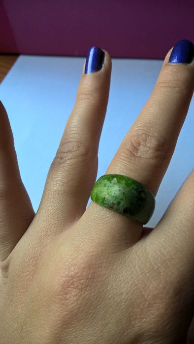 Anel verde de côco (portes incluídos)