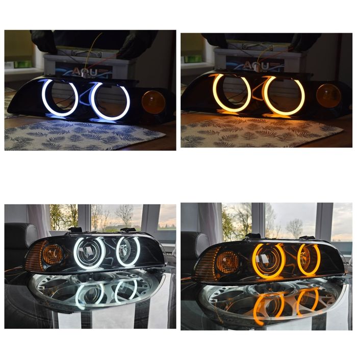 Regeneracja lamp przednich reflektorów BMW E39 xenon H7 regulatory itp