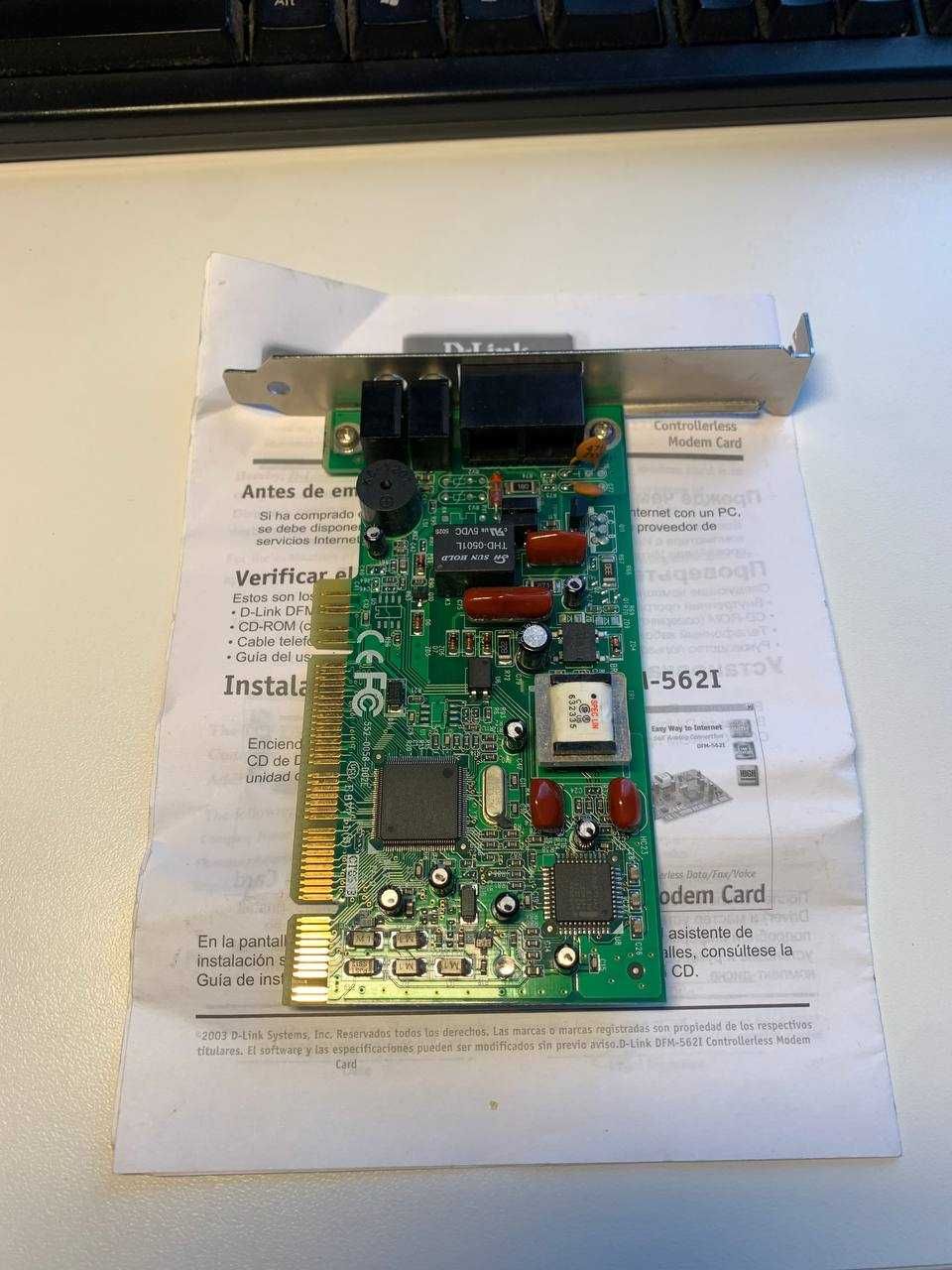 Модем телефонний PCI D-link dfm-562i