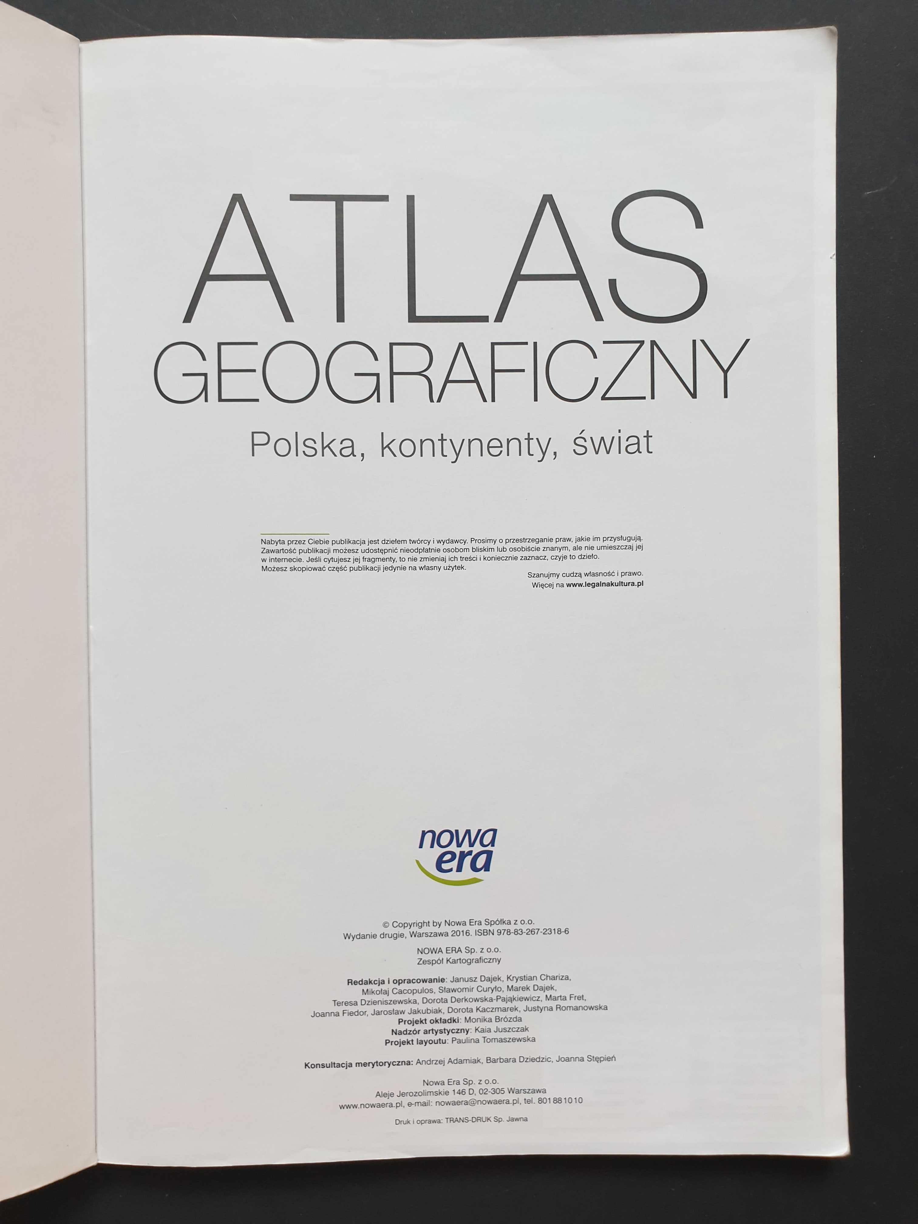 Atlas geograficzny Nowa Era