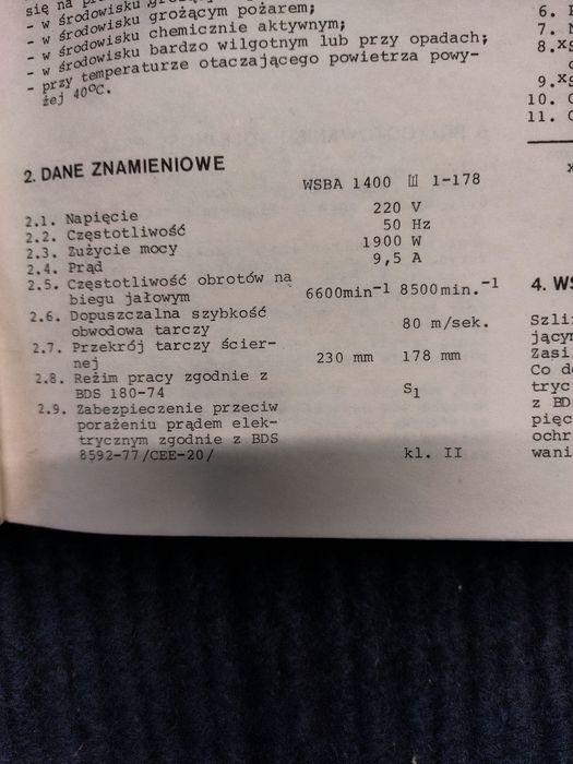 Szlifierka kątowa duża
