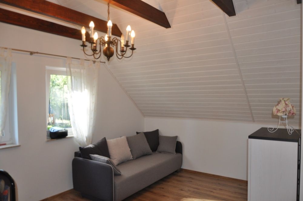 Domek nad jeziorem-Porost Apartament pod Dębem 42 m kw