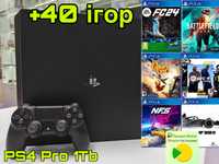 Sony PlayStation Pro 1TB + 40 ігор Магазин Гарантія