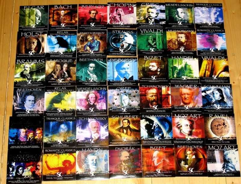 40 CD Spectacular Classics zestaw płyt muzyka klasyczna