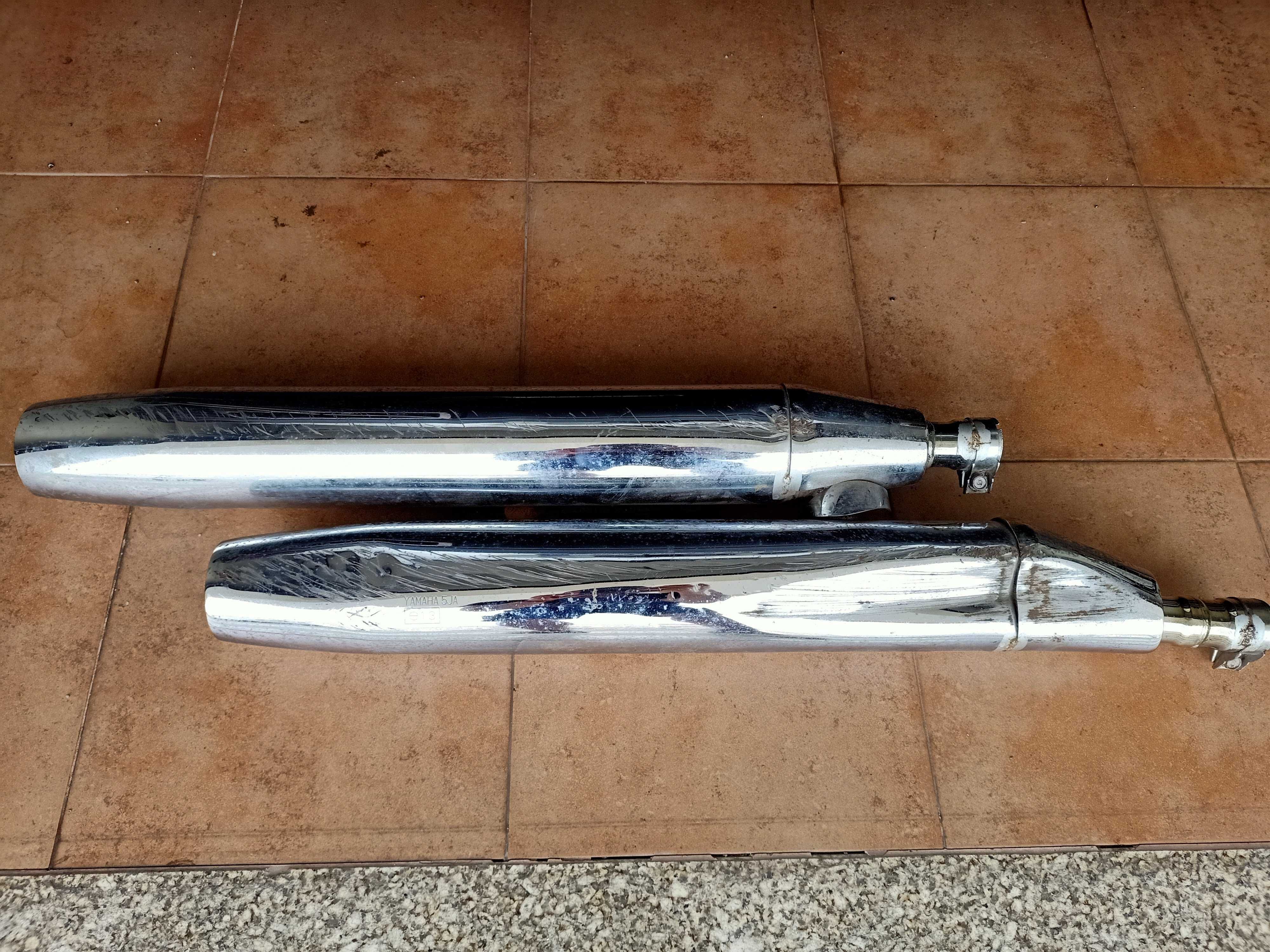 Escapes originais Yamaha XV1600 Wild Star