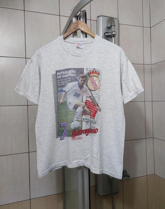 bluzka Hanes t-shirt męski L koszulka sportowa piłkarska real Madryt s