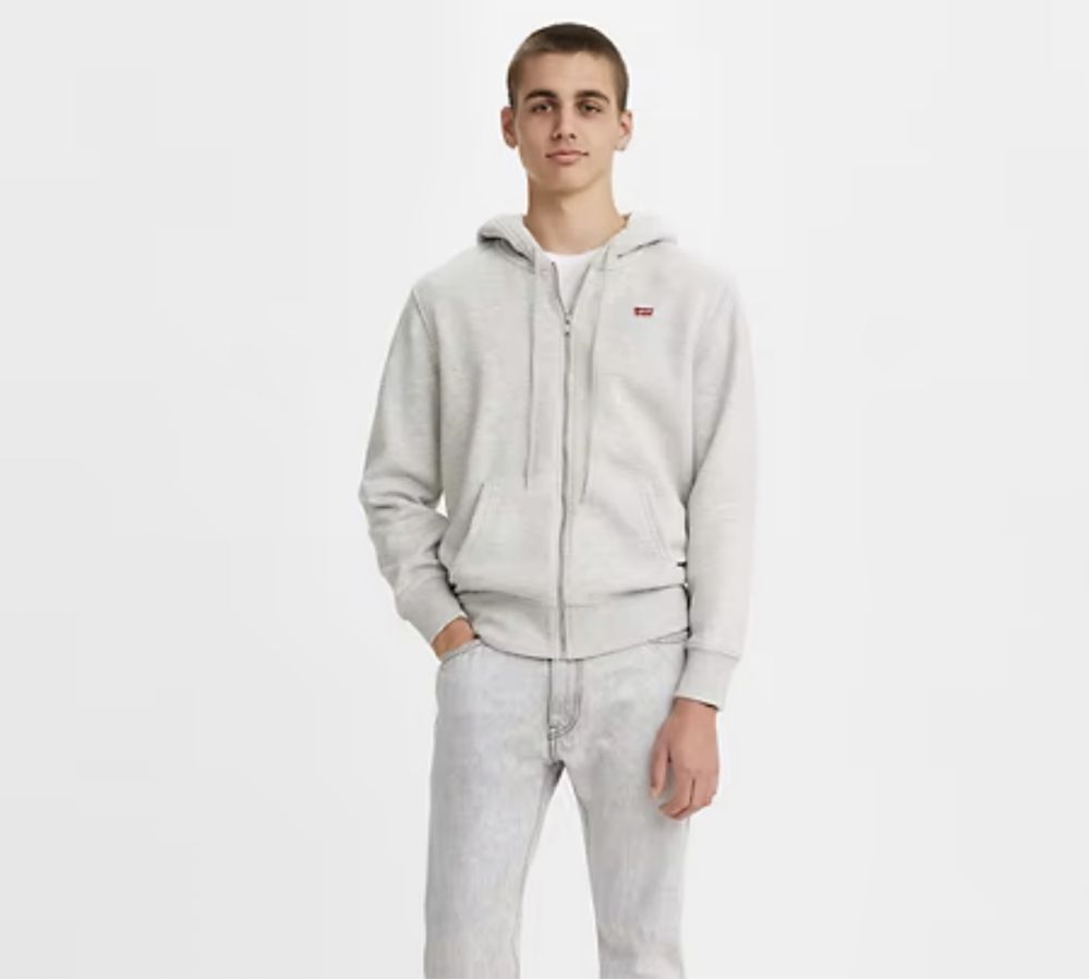 Levis оригинал новые мужская зип худи кофта с капюшоном ( M,L,XL )