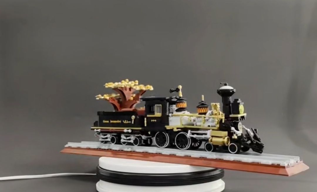 Конструктор 1в1 Lego 59010 паровоз поезд Лего 950 дет