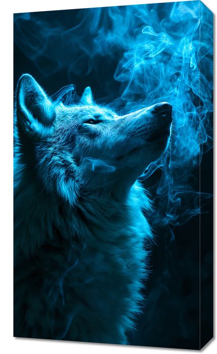 Obraz 40x70cm Oddech Wilka