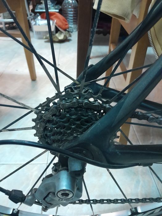 Bicicleta de estrada carbon cannondale