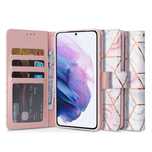 Etui Wallet Do Samsung Galaxy S21 Fe Marble