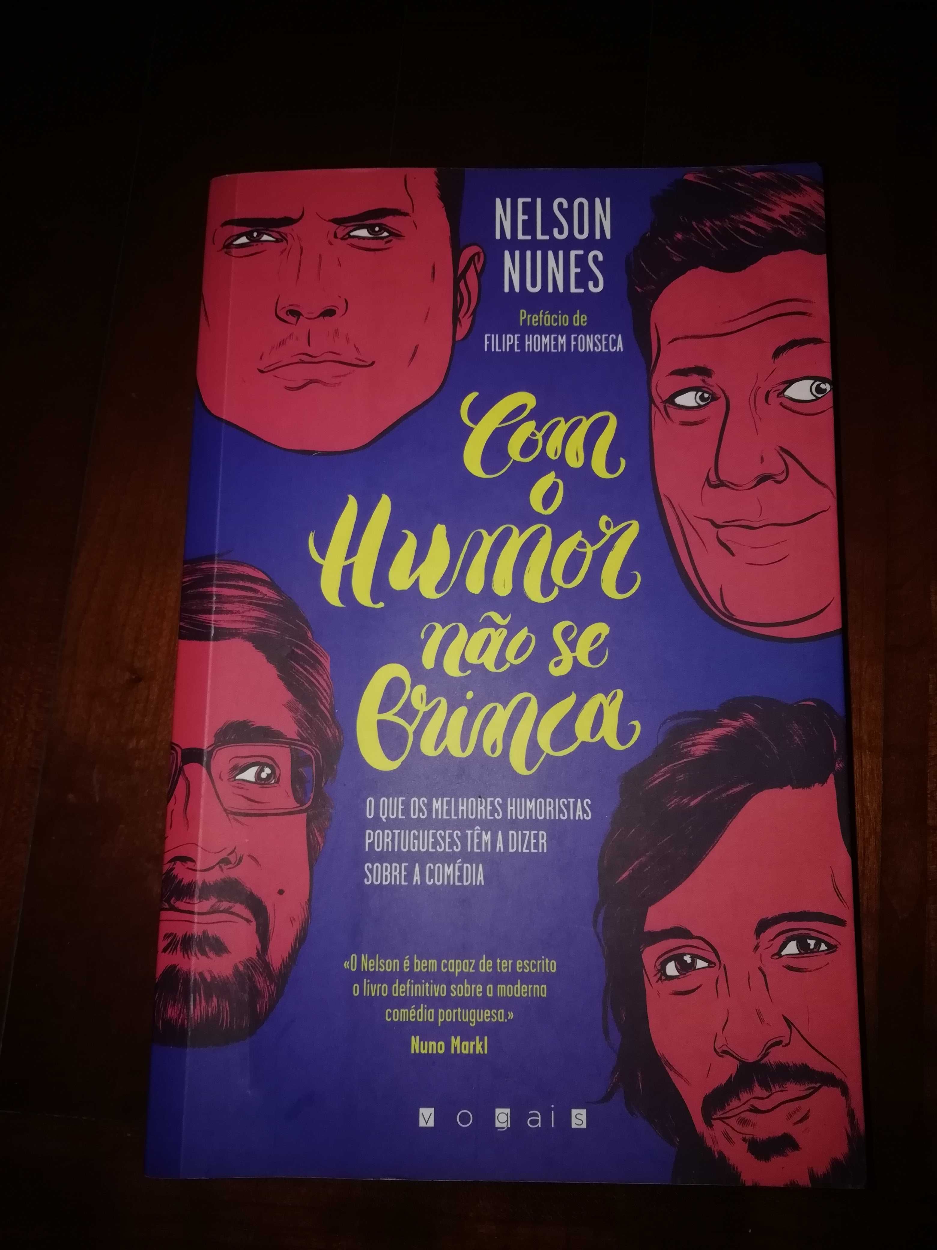 Nelson Nunes - Com o Humor Não se Brinca (bom estado)