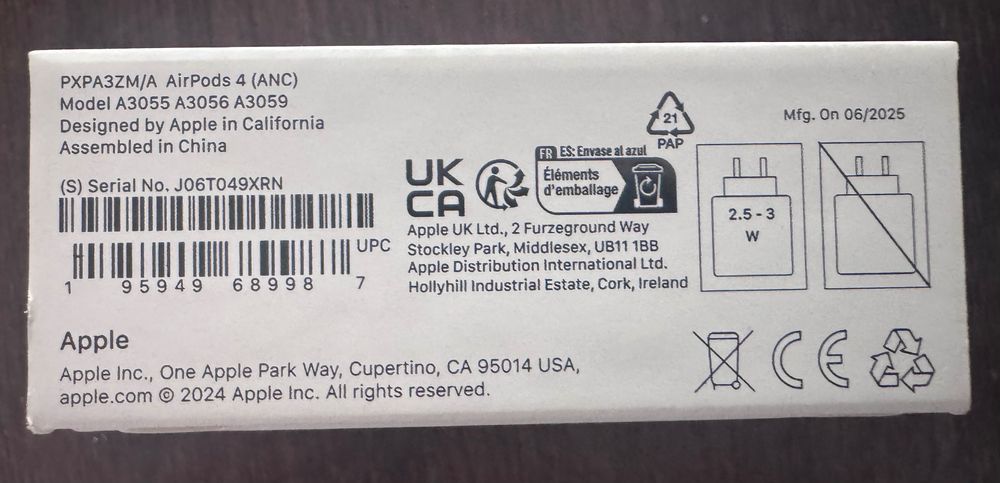 AirPods 4 c cancelamento ativo de ruido Originais - preço negociável