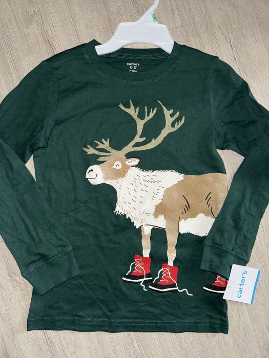 Новорічна дитяча кофта светр некст next 2-4/7-8 р