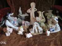Kolekcja porcelanowych figurek